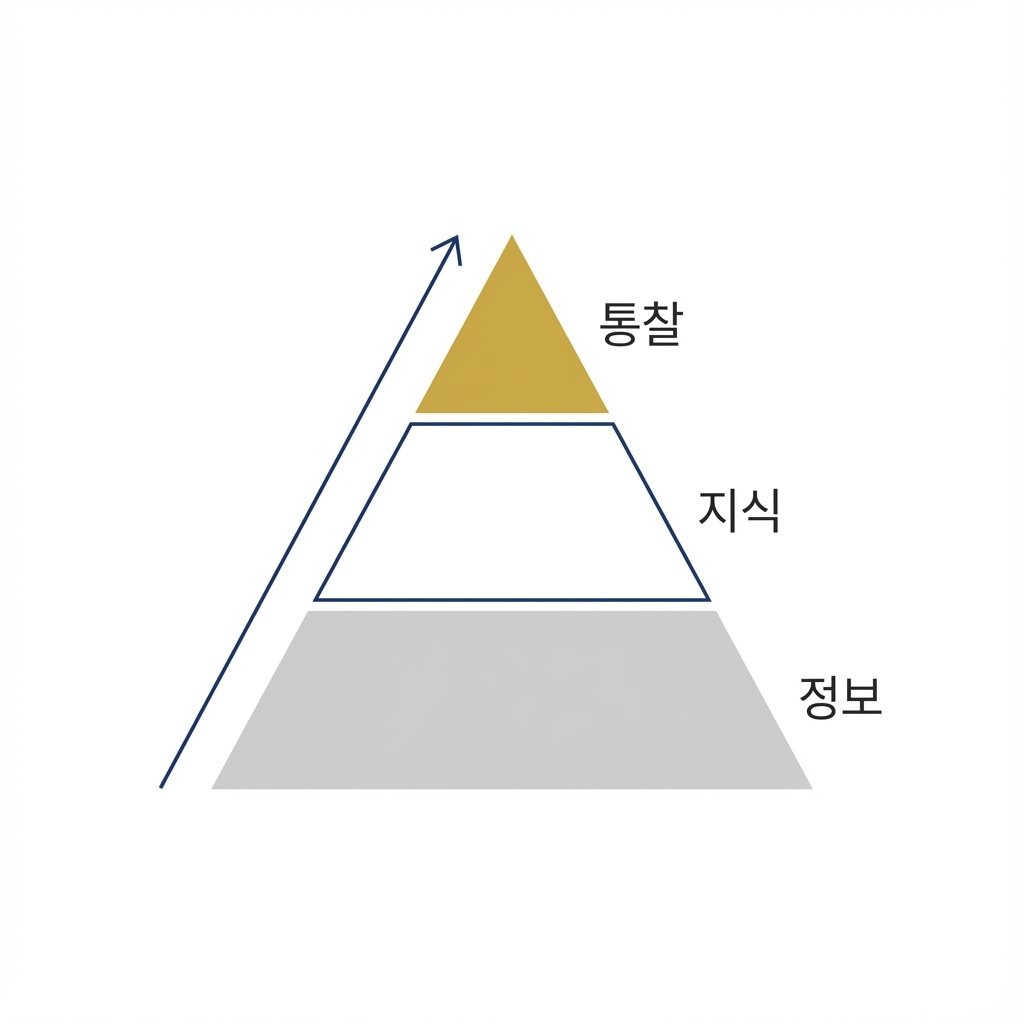 정보-지식-통찰 피라미드